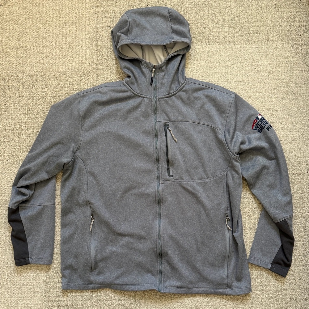 Men's Gray Soft-shell Jacket w/ 2018 World Series Logo on Sleeve